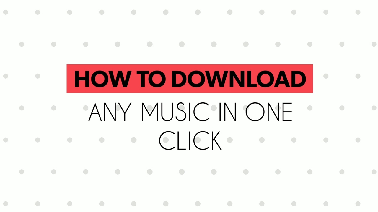 Download Any Song In One Click App Link In The Description Youtube