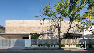 Gallery House : หล่อผนังคอนกรีตโค้งเป็นคอร์ทกลางทรงวงรี ให้เกิดเป็น 'ที่(ไม่)ว่าง' กลางบ้านหลังนี้ screenshot 3