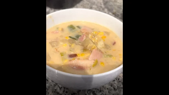 This pot of potato soup is $4 | The Poor Man's Guide to HEARTY Smoky Bacon Sweetcorn and Potato Soup