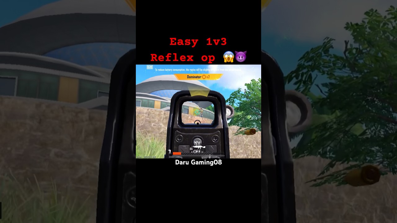 Easy 1v3 reflex op 😱😈⚡️