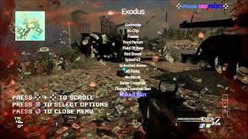 [MW3/SPRX/1.24] Exodus v1 Mod Menu+Download