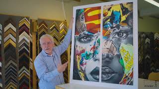 Matting and Framing a Diptych
