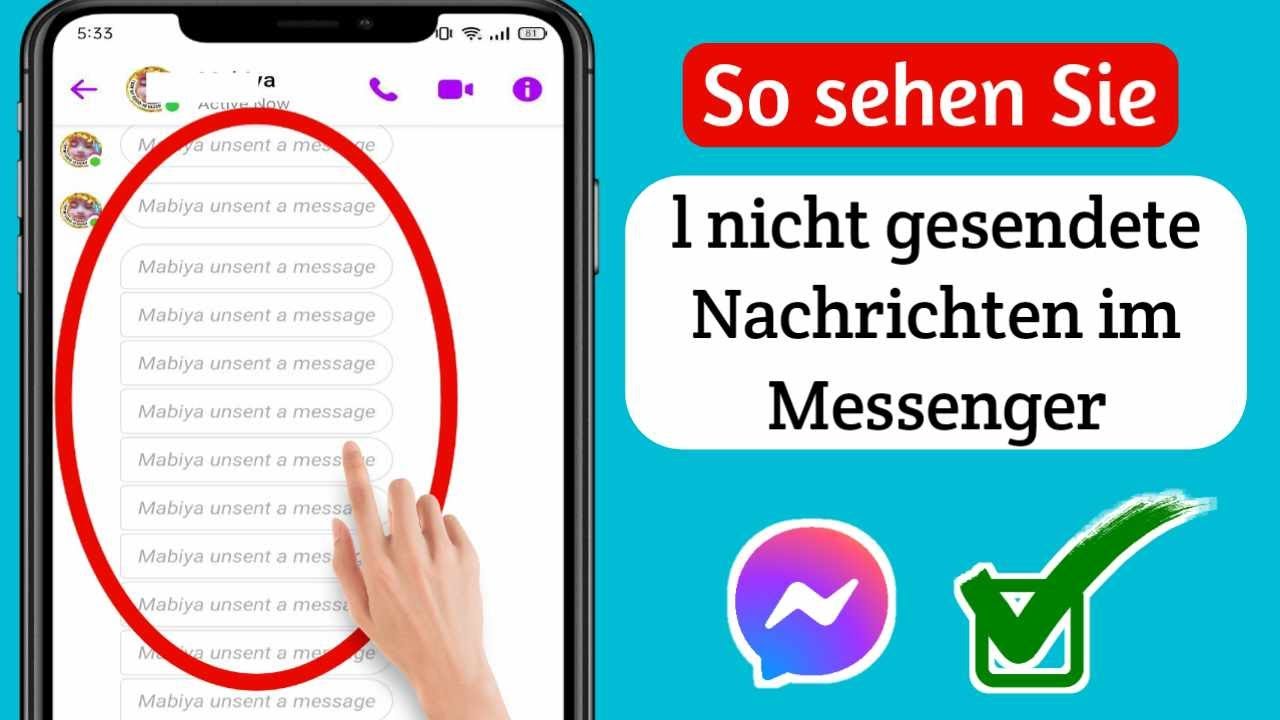 Im Messenger Verbunden Aber Nicht Befreundet So lesen Sie gelöschte Nachrichten im Messenger|Siehe nicht gesendete