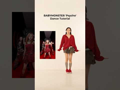 BABYMONSTER PSYCHO Dance Tutorial Slowed Mirrored Psycho Challenge BABYMONSTER