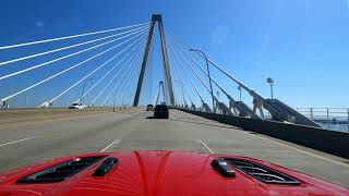 What it’s like:  Driving over the Cooper River Bridge in Charleston, SC