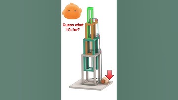 how about this pulley mechanism. #design #automatic#simulation #mechanicalprinciple #3Danimation