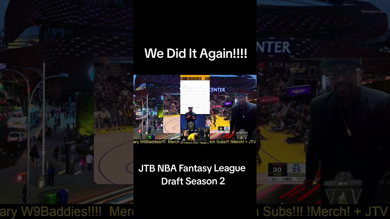 Twitch Streamer Does Live NBA Fantasy League Draft!!! Year 2!!! 