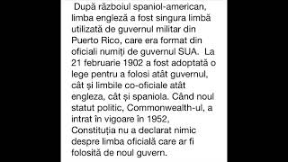 Limba Engleză În Puerto Rico??