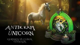 Antik Kapı Unicorn Geriakış Ve Çubuk Tütsülük Işıklı