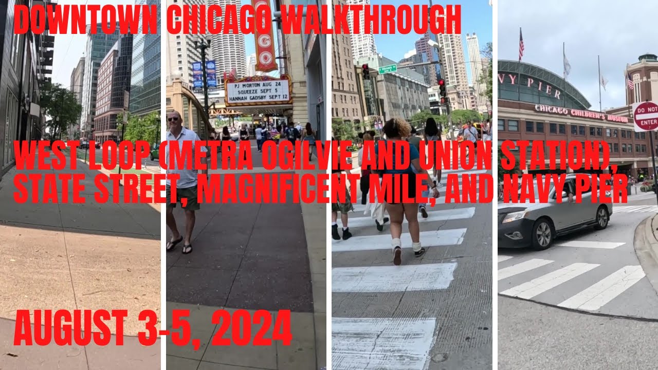 Downtown Chicago Walkthrough - West Loop, State Street, Magnificent Mile, And Navy Pier
