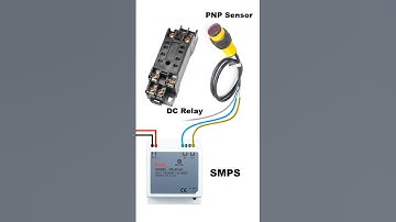 PNP Sensor Connection with Relay #cncelectric