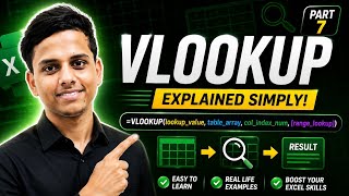 🔥 Excel Functions Part 7 💻Learn VLOOKUP Formula with Practical Example 😎🚀#youtube #youtuber#excel