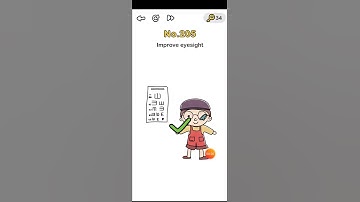 Brain out level 205 Improve eyesight walkthrough