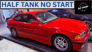 BMW 1996 E36 328is half a tank of gas no start. New pumps and fuel regulator still no start.