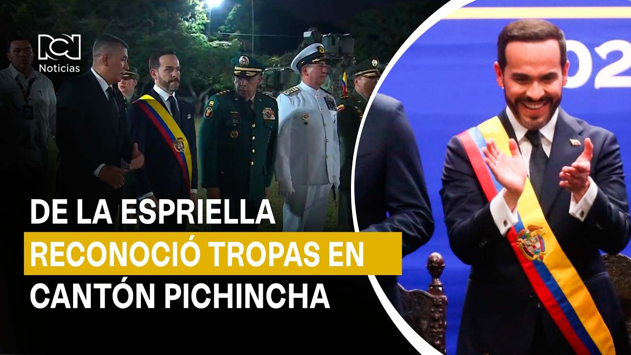 Miniatura de YouTube: Así fue el reconocimiento de tropas de Abelardo de la Espriella en el cantón militar Pichincha