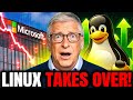 Bill Gates TERRIFIED As Millions Of Users DITCH Windows For Linux!