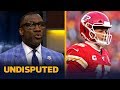 Shannon Sharpe reacts to Patrick Mahomes leading the Chiefs to the Super Bowl | NFL | UNDISPUTED