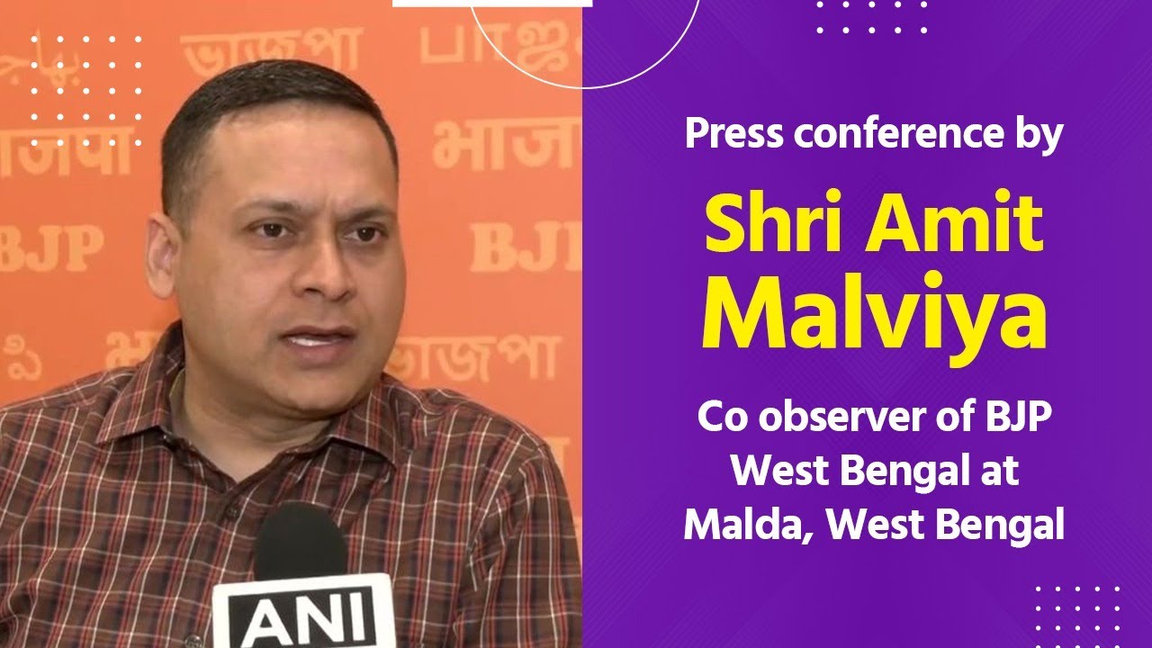 Press Conference By Shri Amit Malviya Co Observer Of BJP West Bengal press-conference-by-shri-amit-malviya-co-observer-of-bjp-west-bengal