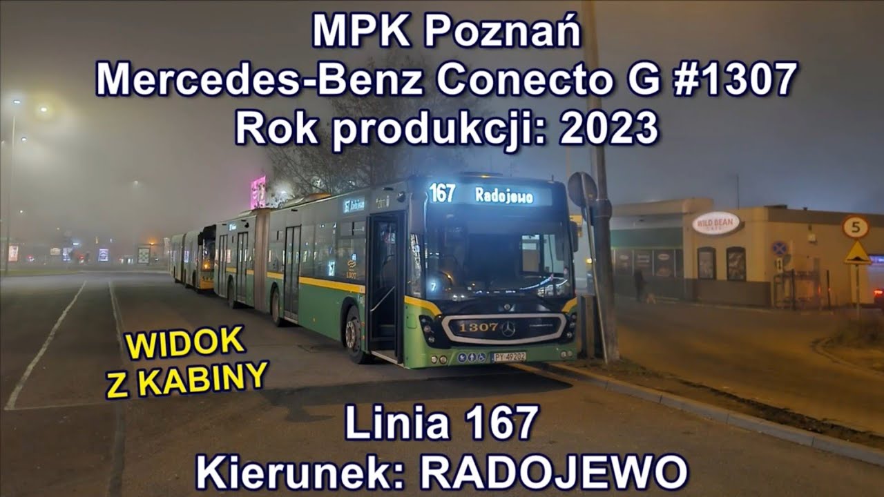 MPK Poznań - Linia 167, Mercedes-Benz Conecto G 