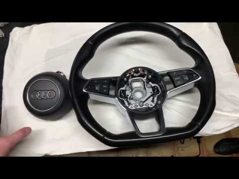 Full Reshaped Flat Bottom Steering Wheel Audi A3 S3 8L FACELIFT ! -  Reggie’s Custom Wheels