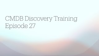#27 #cmdb ITOM: Service Mapping Patterns | New SNMP Classifier and Infrastructure Pattern - 1