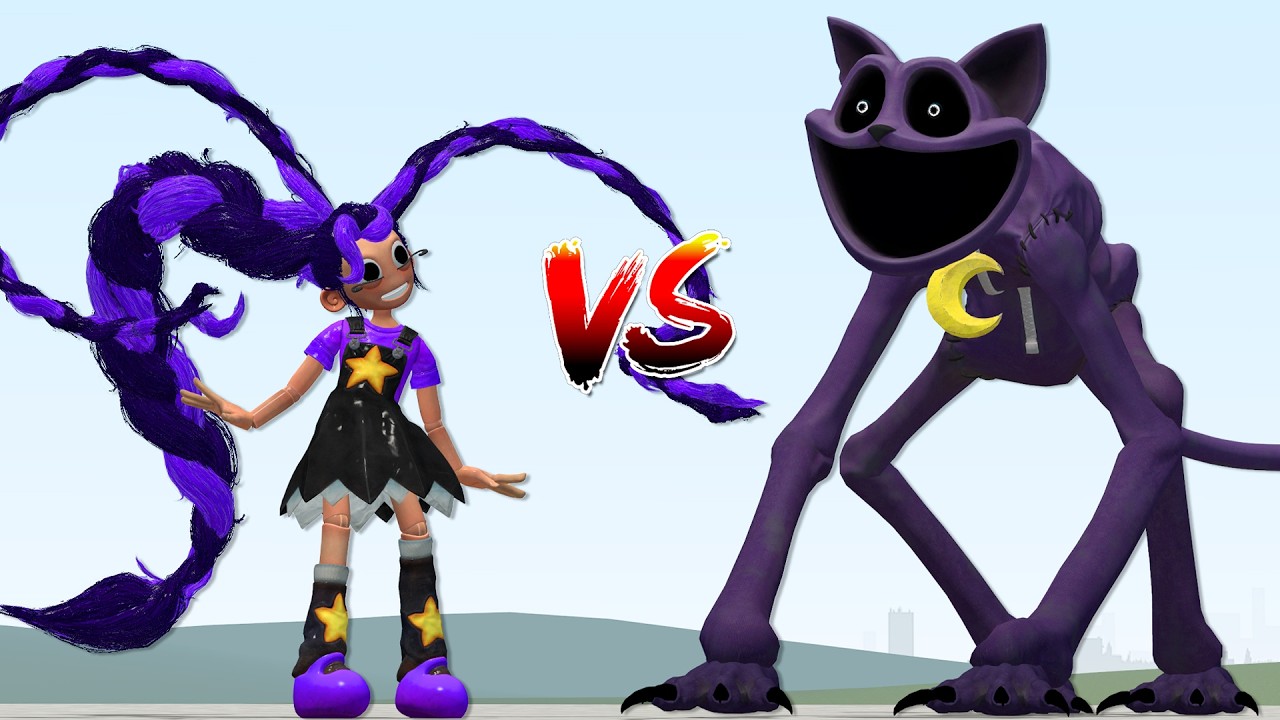 NEW CATNAP VS LILY LOVEBRAIDS POPPY PLAYTIME 5 in Garry's Mod
