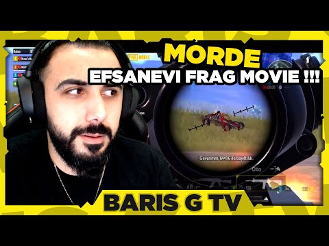 Barış G MORDE'NİN BARIŞ G'YE ÖZEL HAZIRLADIĞI FRAG MOVİE VİDEOSUNU İZLİYOR !!!