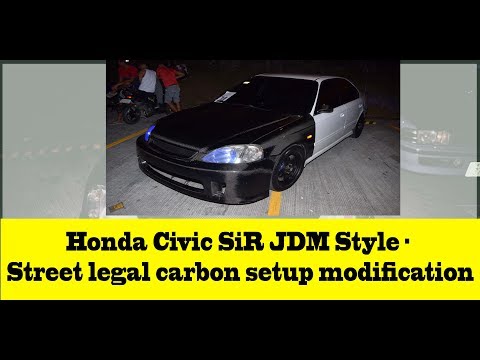 Spotted in the Philippines! Honda Civic (EK4) SiR JDM Style - Street legal carbon setup modification @ArnoldSYoutubePage