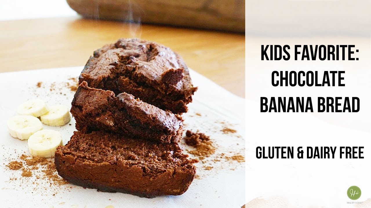 Kids Favorite: Chocolate Banana Bread (gluten & dairy free)