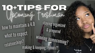 10 REALISTIC TIPS FOR UPCOMING FRESHMAN l everything you NEED to know going into high school!
