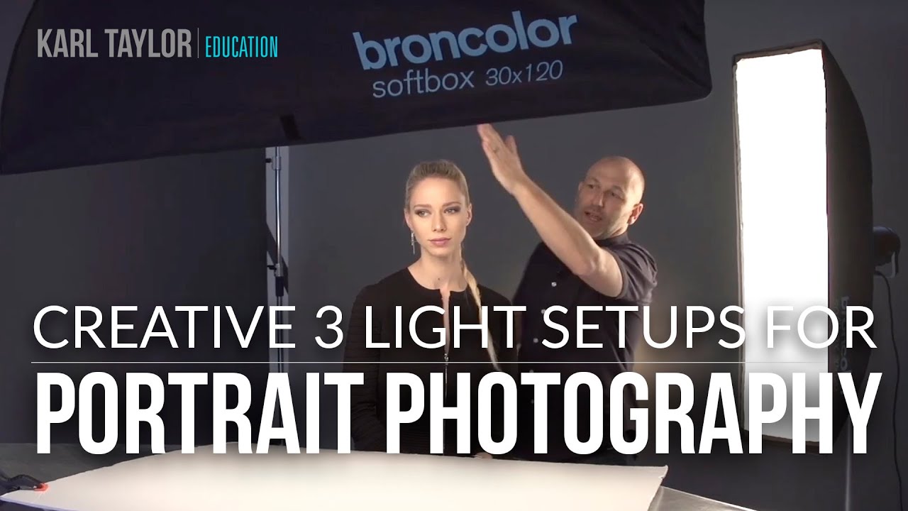 Creative 3 light setups for portrait photography YouTube
