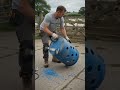 Old Barrel to Sheep Feeder #DIY