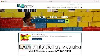 Using the LPL Virtual Student Library Card - POOLS and POOLSHS