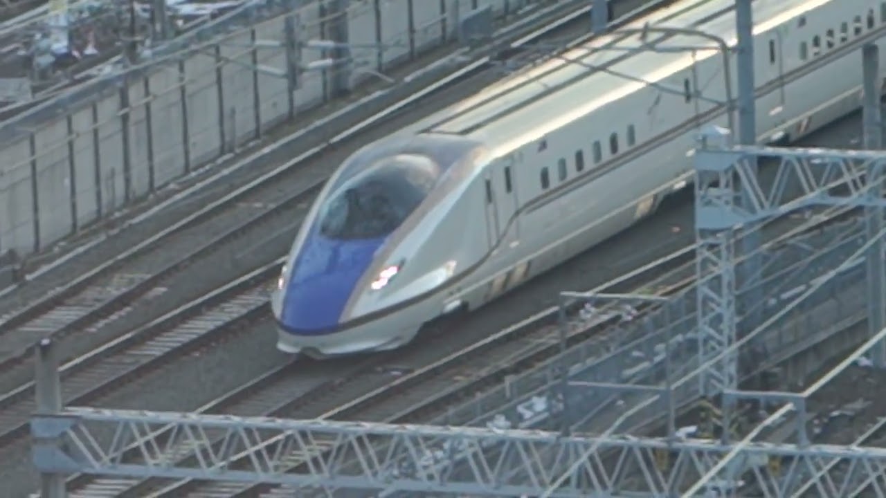 北陸新幹線　長野駅発車