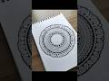 easy mandala designs ✨💝 #art #explore #ytshorts #mandala #artist #mandaladrawing #mandalaart