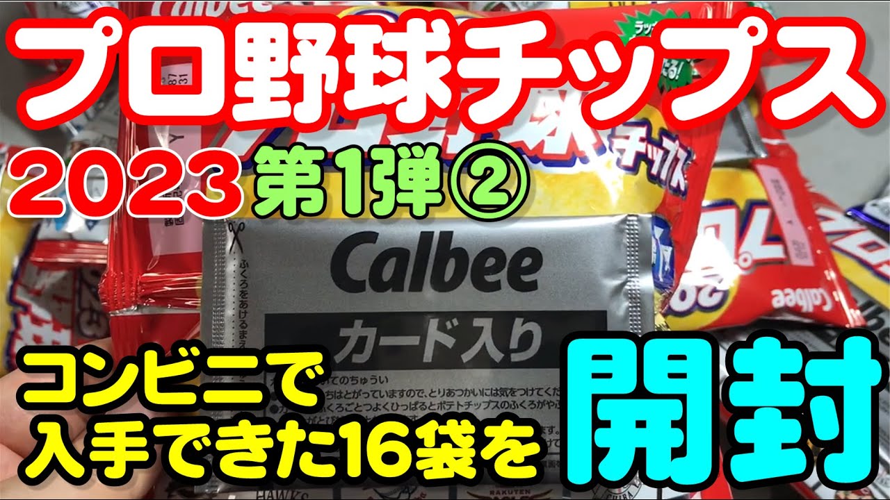 チップス プロ野球カード コンビニ カード食玩 2023プロ野球チップス第