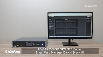 AP-GTR2500GD GPS NTP Server Smart Web Manager Dark&Black UI(기가비트 전원이중화 GPS NTP 시각동기장치 웹 관리S/W 다크 UI)