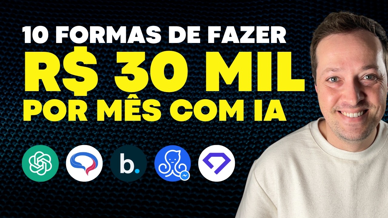10 Formas (GRATUITAS) de Ganhar dinheiro com IA todos os dias - YouTube