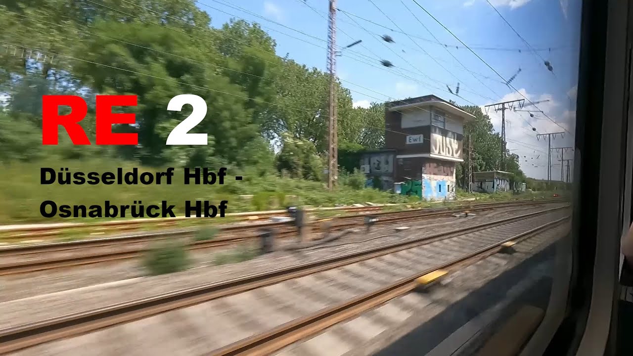 Rhein-Haard-Express: Mitfahrt im RE 2 von Düsseldorf nach Osnabrück | ungekürzt