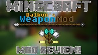 Minecraft Mod Showcase: Balkons Weapons Mod!