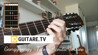 Georgy porgy -Toto - Acoustic guitar cover + chords