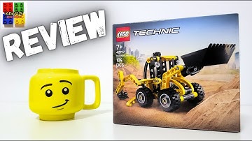 Lego Technic Backhoe Loader 42197 | Lego Review