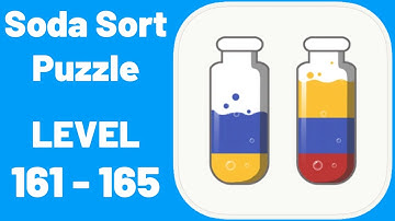 Soda Sort Puzzle Level 161-165 Walkthrough (iOS - Android)