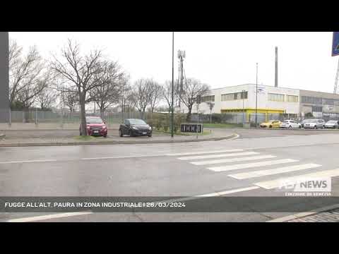 FUGGE ALL'ALT, PAURA IN ZONA INDUSTRIALE | 26/03/2024