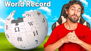 I Broke A Wikipedia Speed Run World Record