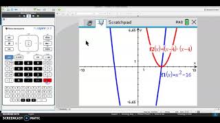 ScratchPad versus Document in TI Nspire CX Software
