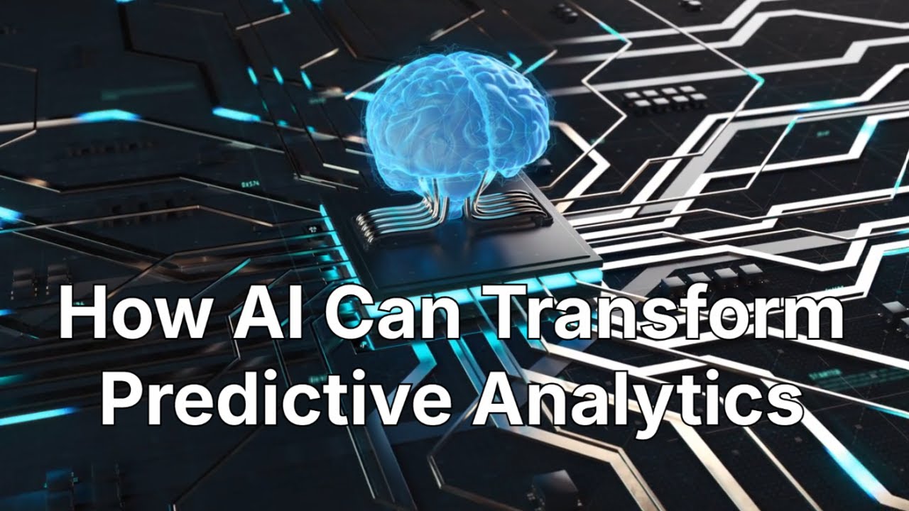 How AI Can Transform Predictive Analytics - YouTube