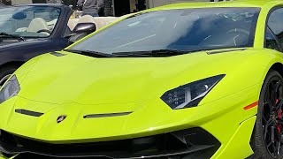1 Of 1 Lamborghini Aventador Svj W Brilliantexhaust F1 Sound Leaving Cars And Coffee