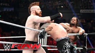 The Lucha Dragons Vs. Sheamus & Rusev Raw, February 29, 2016