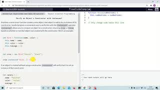 Tutorial 8 - verify an object's constructor with instanceof - freecodecamp